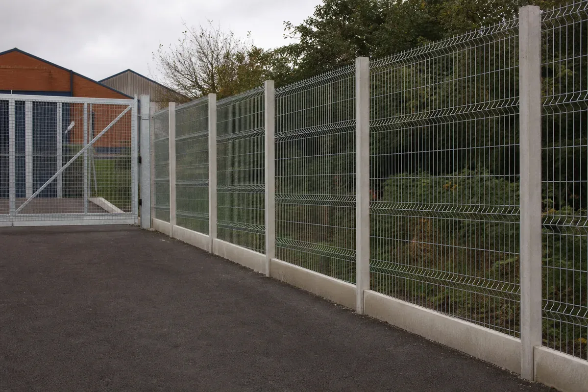 Commercial fencing installed at a Wolverhampton business premises